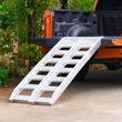 Set 2 rampe portabile pentru incarcare /descarcare capacitate maxima 4000 Kg, Aluminiu, 1830×380×105 mm