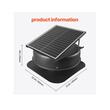 Ventilator mansarda cu alimentare retea/solara, 50 W, Diametru 305 mm, Aluminiu, Telecomanda, Control inteligent al temperaturii si umiditatii