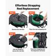 Dispozitiv carucior pentru banda de ambalare Otel/PE, 2 x roti, max 50 kg, miez 40 cm/20 cm