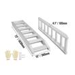 Set 2 rampe portabile pentru incarcare /descarcare capacitate maxima 4000 Kg, Aluminiu, 1830×380×105 mm