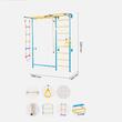 Structura de catarat multifunctionala 7 in 1, fixare pe perete, max 100 kg, Inaltime 2200 mm, latime 1985 mm