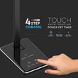 Lampa de birou Smart, incarcare inductiva telefon, 5W, 500 lm, Negru