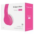 Casti Over the Ear pliabile, Street Kids Pink, Bluetooth, diametru difuzor 30mm, Microfon