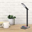 Lampa de birou Smart, incarcare inductiva telefon, 5W, 500 lm, Negru