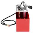 Pompa de testare hidrostatica, 10 l, furtun 1.4 m, supapa dubla, Interval testare presiune 0-25 Bar