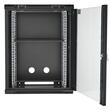 Rack metalic de perete 18'', 15U, usa din sticla, 600 x 450 x 770 mm, Montare pe perete