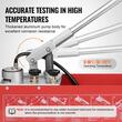 Pompa de testare hidrostatica, 10 l, furtun 1.4 m, supapa dubla, Interval testare presiune 0-25 Bar