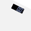 Cantar din sticla securizata, max 150 Kg, LCD, Alb, 1 x CR2032, oprire automata