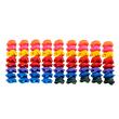 Set 72 pietre de catarat, Multicolor, accesorii prindere incluse, max 200 kg