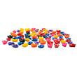 Set 72 pietre de catarat, Multicolor, accesorii prindere incluse, max 200 kg