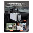Aer conditionat portabil, 4250 BTU, 530 W, 12/24 V DC, Debit aer 200 m³/h, Telecomanda, Pentru rulote, corturi, terase