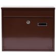 Cutie postala Vorel 78577, otel, 310x360x100mm, Maro, 2 chei