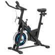 Bicicleta spinning, max 100 kg, timp, distanta, viteza, calorii, Afisaj Led