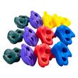 Set 12 pietre de catarat in copaci, Multicolor, accesorii prindere incluse, scara 2 m, 6 x curele cu clichet, max 105 kg