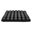 Perna ortopedica gonflabila pentru scaun, 56 celule, 410 x 460 x 45 mm, Negru