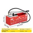 Pompa de testare hidrostatica, 12 l, presiune max 60 Bar, 2 x valve, 3 x conexiuni