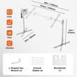 Rotisor electric pentru gratar Inox, max 60 kg, lungime de lucru 145 cm, putere 52 W, 8 x Inaltime reglabila, 4 rpm