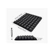 Perna ortopedica gonflabila pentru scaun, 56 celule, 410 x 460 x 45 mm, Negru