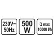 Pompa submersibila pentru apa murdara Sthor 79782, putere 500 W, adancime 7 m, 10000 l/h
