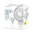 Ventilator de mana, portabil, cu acumulator, 4000 mAh, 3 x viteze