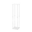 Set 2 suporturi pentru flori Inaltime 80 cm, capacitate max 15 kg, Transparent, Acril, Cadru dreptunghiular
