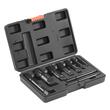 Set 9 extractoare pentru indepartarea filetelor rupte ale tevilor 1/8", 1/4", 3/8", 1/2", 3/4" si 1", Otel Cr-Mo