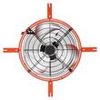 Ventilator de mansarda, Termostat inteligent, 40.6 cm, Metal, Debit 4995 m³/h