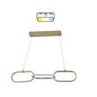 Pendul led 20 W, 1200 lm, 180-240V, Auriu, IP20, 120 x 67 cm