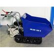 Roaba electrica cu senile Helios 320 D, Motor benzina 6.5 CP, max 320 kg, Basculabila, 6 viteze, 4.9 km/h