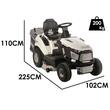 Tractoras pentru gazon, Mulching, putere 17 CP, cos 250 l, Inaltime 30-90 mm, Latime taiere 98 cm, Caroserie Otel