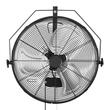 Set 2 x Ventilator oscilant de perete, Industrial, diametru 505 mm, Otel, 120 W, 3 viteze
