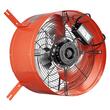 Ventilator de mansarda, Termostat inteligent, 40.6 cm, Metal, Debit 4995 m³/h
