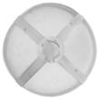 Capac contra scanteilor pentru Gratare/Vatra foc, Otel inoxidabil, Diametru 508 mm