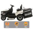 Tractoras pentru gazon, Mulching, putere 17 CP, cos 250 l, Inaltime 30-90 mm, Latime taiere 98 cm, Caroserie Otel