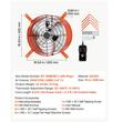 Ventilator de mansarda, Termostat inteligent, 40.6 cm, Metal, Debit 4995 m³/h