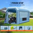 Cabina de vopsit gonflabila, dimensiune 4 x 3 x 2.75 m, 1 x suflanta 750 W, Impermeabila, PVC, sistem filtrare