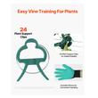 Set 2 spaliere pentru castraveti, plante agatatoare, 90 x 140 cm, Pliabil, 24 x Cleme de fixare