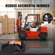 Scaun universal pentru Tractor/Stivuitor, centura siguranta, spatar reglabil, 570 × 560 × 550 mm, senzor, piele sintetica