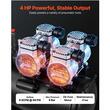 Compresor de aer fara ulei, Portabil, 3 kW, 255 l/min, 6.2 Bar, presiune max 8 Bar, Rezervor 50 l