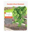 Set 2 spaliere pentru castraveti, plante agatatoare, 90 x 140 cm, Pliabil, 24 x Cleme de fixare