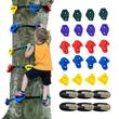 Set 20 pietre de catarat, Multicolor, accesorii prindere incluse, 6 x curele cu clichet, max 105 kg