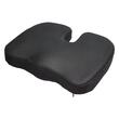 Perna ortopedica cu gel racoritor si spuma cu memorie, 435 x 330 x 83 mm, Negru, Husa detasabila