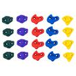 Set 20 pietre de catarat, Multicolor, accesorii prindere incluse, 6 x curele cu clichet, max 105 kg