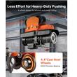 Carucior manual pentru palan, Capacitate 1000 kg, reglabil pentru latimea flansei grinzii in I de la 68 mm la 110 mm, roti duble