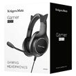 CASTI GAMER KIDS KRUGER&MATZ NEGRU