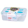Caserola pentru pranz MagicHome, 1 compartiment, 1.5 litri, cu furculita si lingura, 22x15.2x7.6 cm