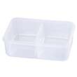 Cutie pentru pranz MagicHome, 2 compartimente, 1.5 litri, cu furculita si lingura, 22x15.2x7.6 cm