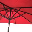 Umbrela pentru gradina, Strend Pro Marakesh 270 cm, cu iluminare solara, 8 x Led