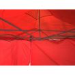 Pavilion pentru gradina, Strend Pro Montgomery Rossi, tip evantai, 300 x 300 cm, cu 2 pereti laterali, rosu