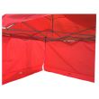 Pavilion pentru gradina, Strend Pro Montgomery Rossi, tip evantai, 300 x 300 cm, cu 2 pereti laterali, rosu